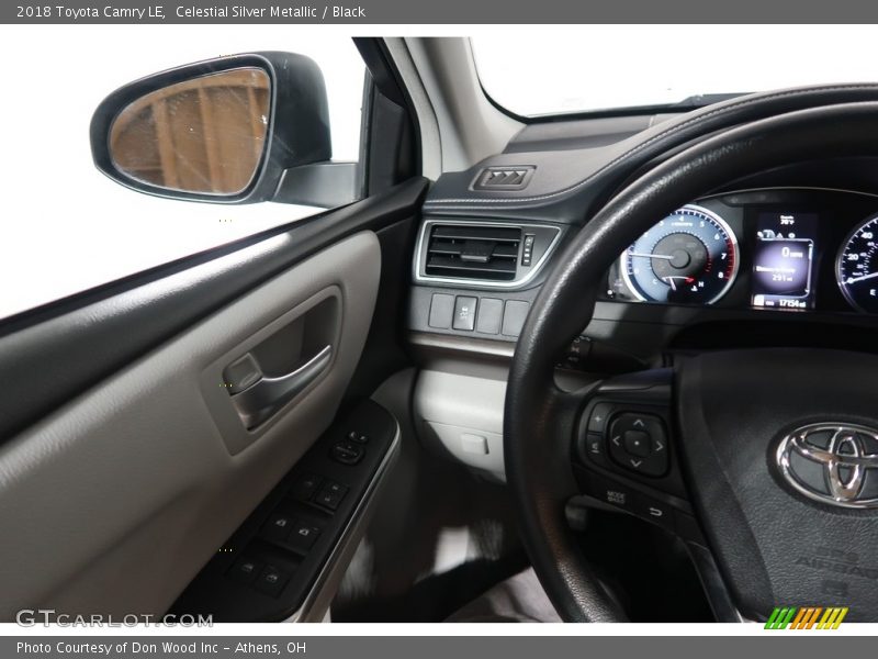 Celestial Silver Metallic / Black 2018 Toyota Camry LE