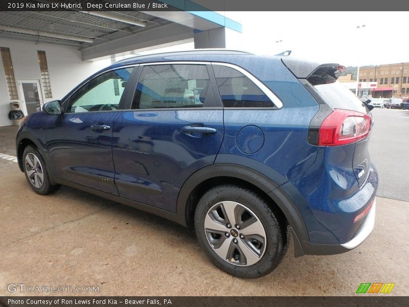 Deep Cerulean Blue / Black 2019 Kia Niro LX Hybrid