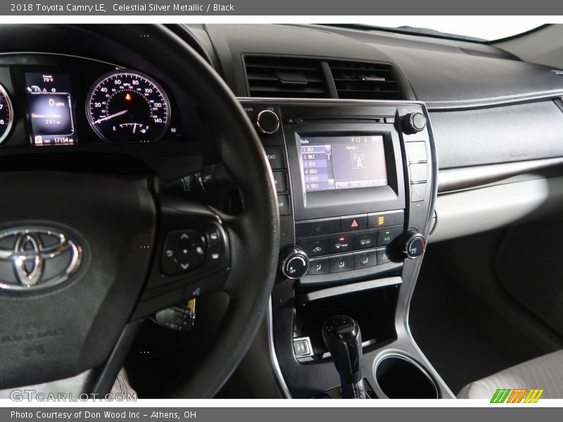 Celestial Silver Metallic / Black 2018 Toyota Camry LE