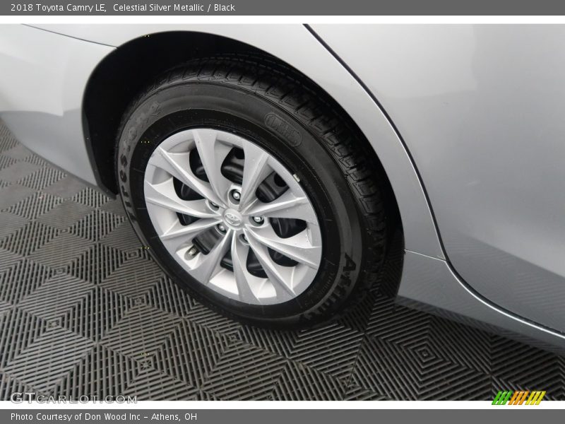 Celestial Silver Metallic / Black 2018 Toyota Camry LE