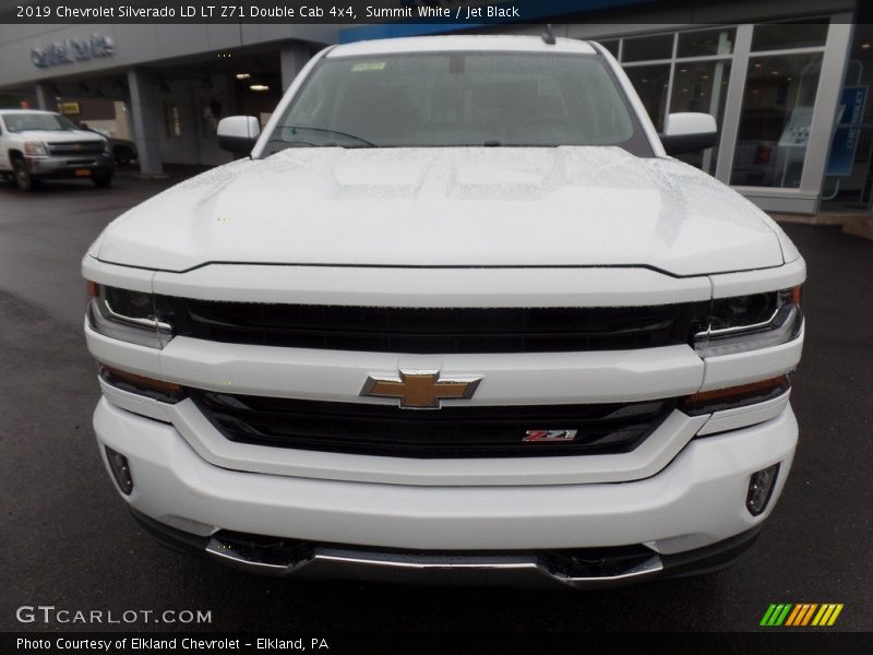 Summit White / Jet Black 2019 Chevrolet Silverado LD LT Z71 Double Cab 4x4