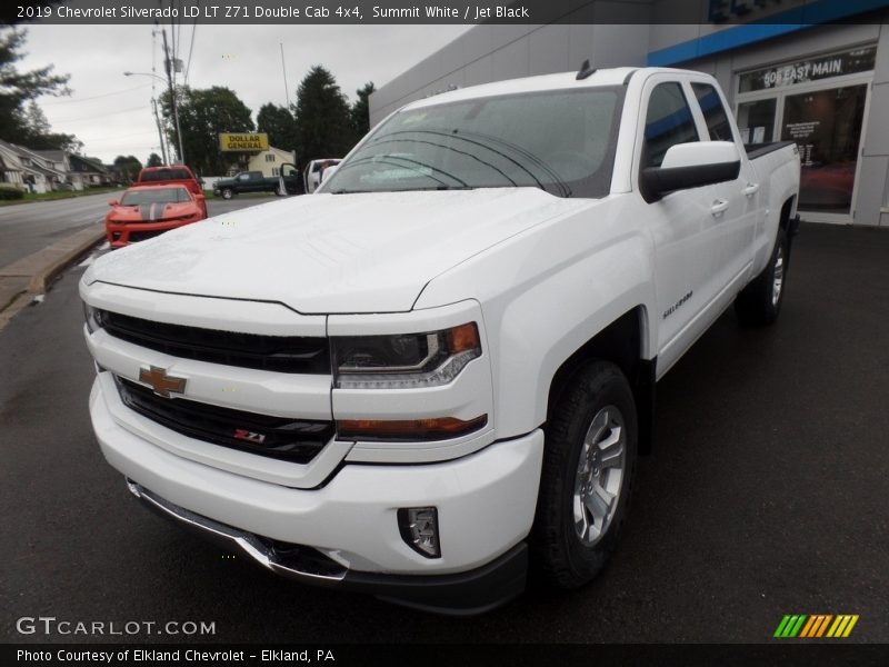 Summit White / Jet Black 2019 Chevrolet Silverado LD LT Z71 Double Cab 4x4