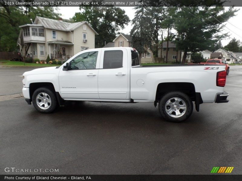 Summit White / Jet Black 2019 Chevrolet Silverado LD LT Z71 Double Cab 4x4