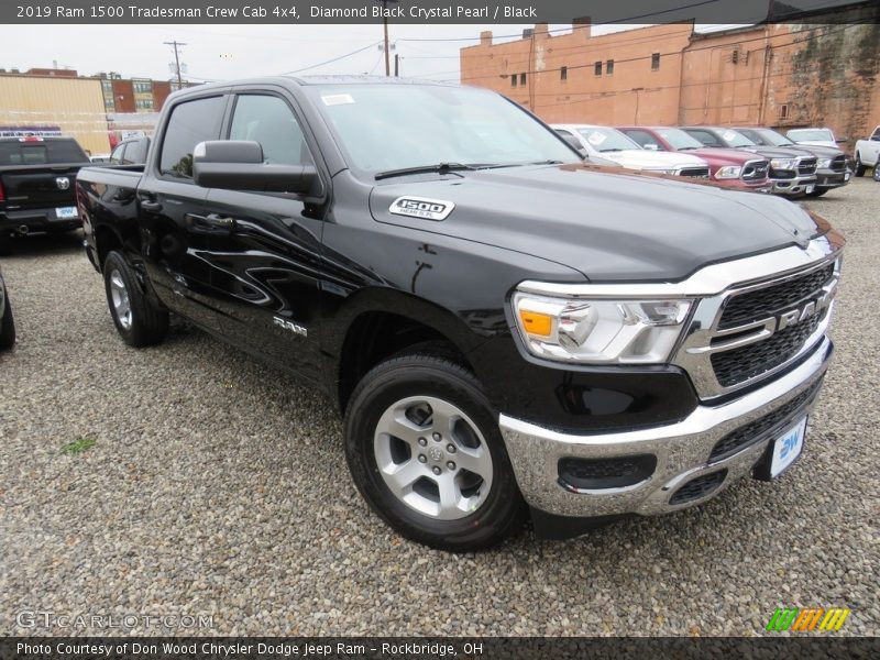 Diamond Black Crystal Pearl / Black 2019 Ram 1500 Tradesman Crew Cab 4x4