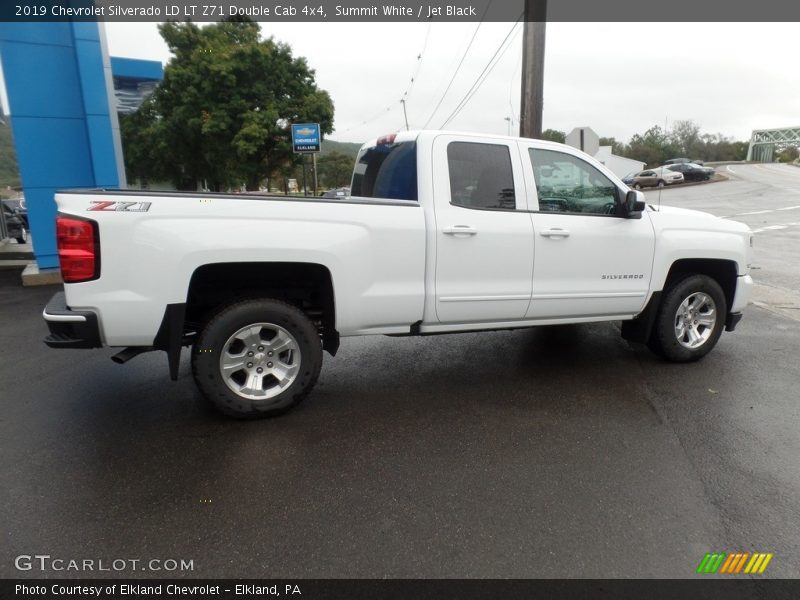 Summit White / Jet Black 2019 Chevrolet Silverado LD LT Z71 Double Cab 4x4