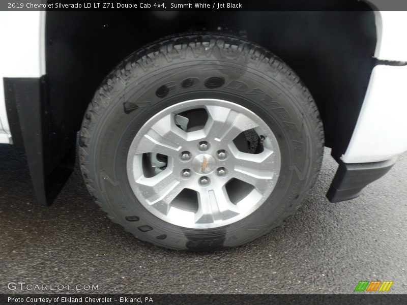 Summit White / Jet Black 2019 Chevrolet Silverado LD LT Z71 Double Cab 4x4