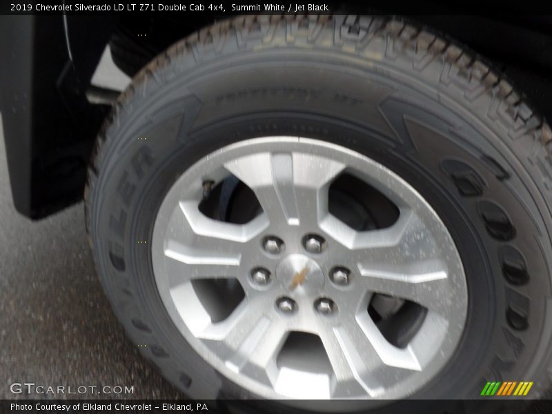 Summit White / Jet Black 2019 Chevrolet Silverado LD LT Z71 Double Cab 4x4