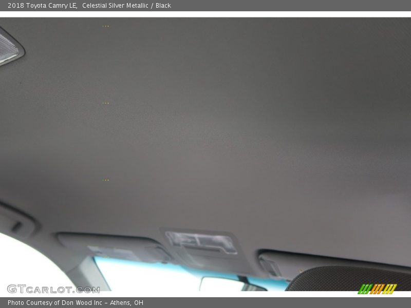 Celestial Silver Metallic / Black 2018 Toyota Camry LE