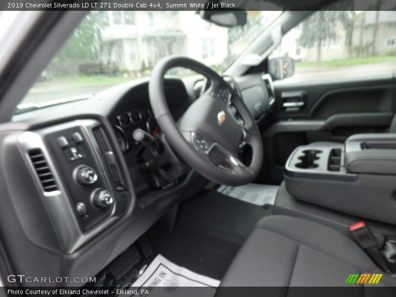 Summit White / Jet Black 2019 Chevrolet Silverado LD LT Z71 Double Cab 4x4