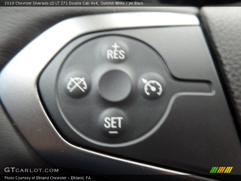 Summit White / Jet Black 2019 Chevrolet Silverado LD LT Z71 Double Cab 4x4