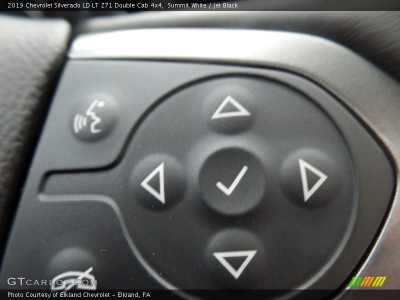 Summit White / Jet Black 2019 Chevrolet Silverado LD LT Z71 Double Cab 4x4