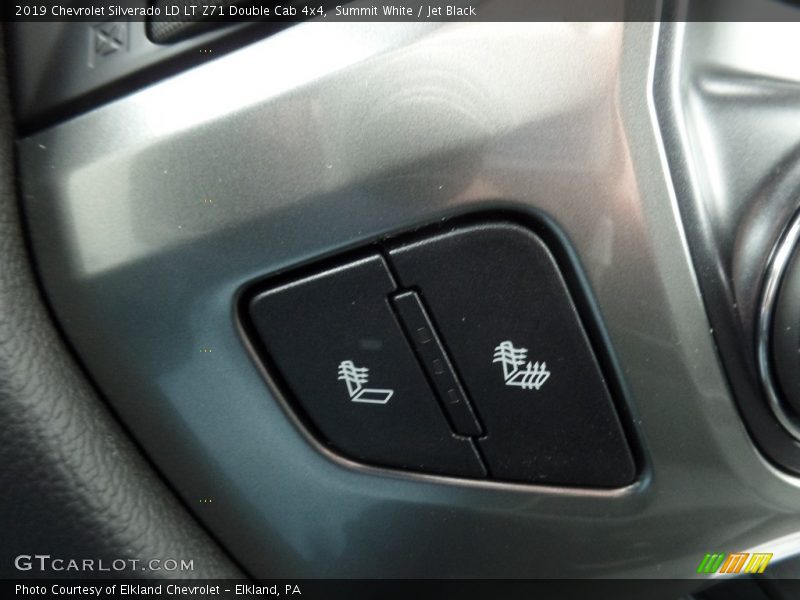 Summit White / Jet Black 2019 Chevrolet Silverado LD LT Z71 Double Cab 4x4