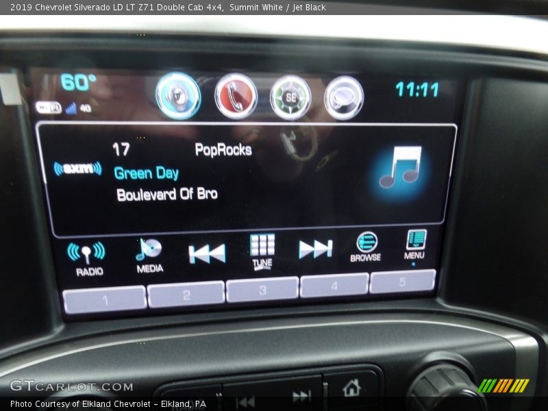 Summit White / Jet Black 2019 Chevrolet Silverado LD LT Z71 Double Cab 4x4
