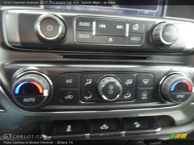 Summit White / Jet Black 2019 Chevrolet Silverado LD LT Z71 Double Cab 4x4