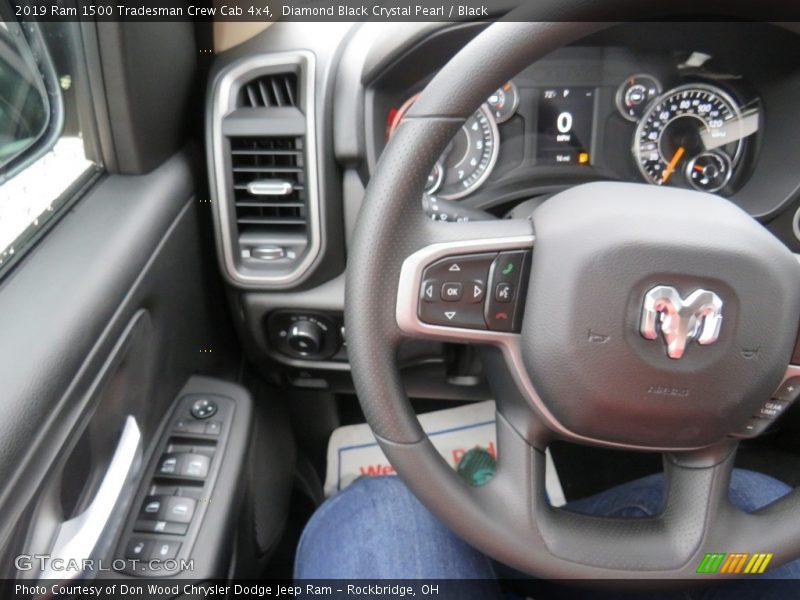 Diamond Black Crystal Pearl / Black 2019 Ram 1500 Tradesman Crew Cab 4x4