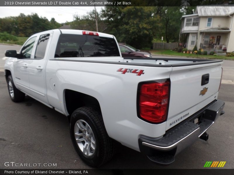 Summit White / Jet Black 2019 Chevrolet Silverado LD LT Double Cab 4x4