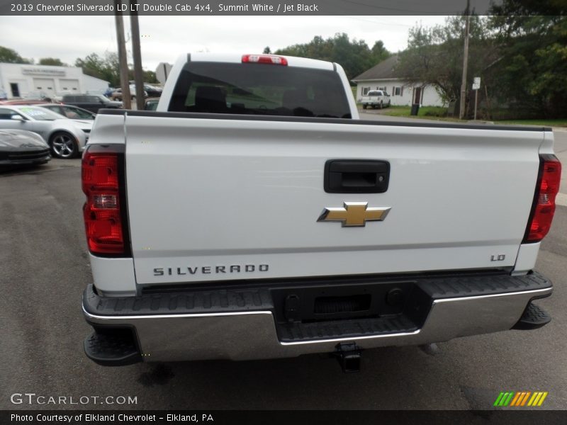 Summit White / Jet Black 2019 Chevrolet Silverado LD LT Double Cab 4x4