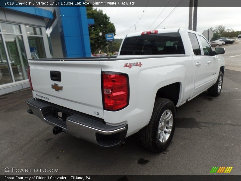 Summit White / Jet Black 2019 Chevrolet Silverado LD LT Double Cab 4x4