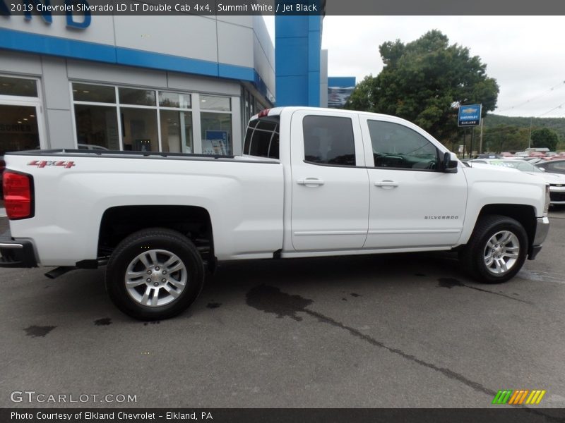 Summit White / Jet Black 2019 Chevrolet Silverado LD LT Double Cab 4x4