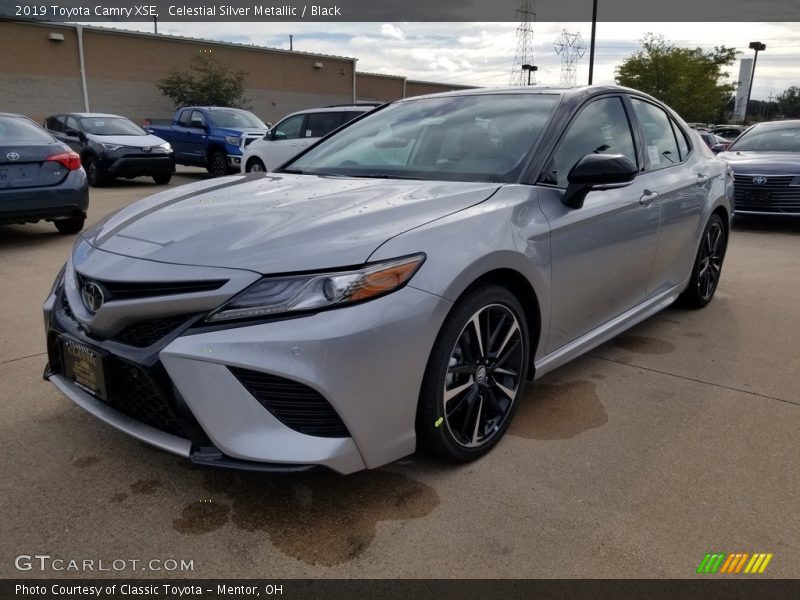 Celestial Silver Metallic / Black 2019 Toyota Camry XSE