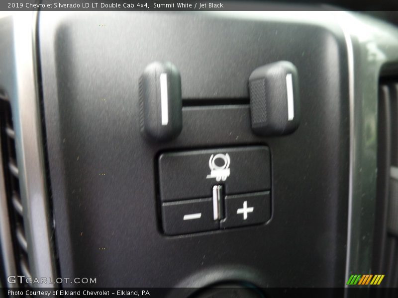 Summit White / Jet Black 2019 Chevrolet Silverado LD LT Double Cab 4x4