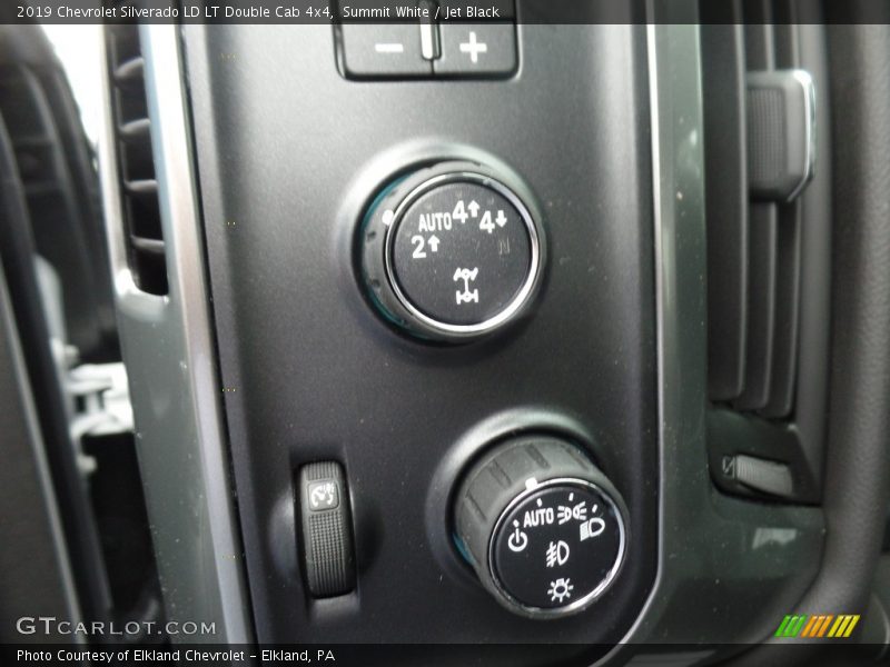 Summit White / Jet Black 2019 Chevrolet Silverado LD LT Double Cab 4x4
