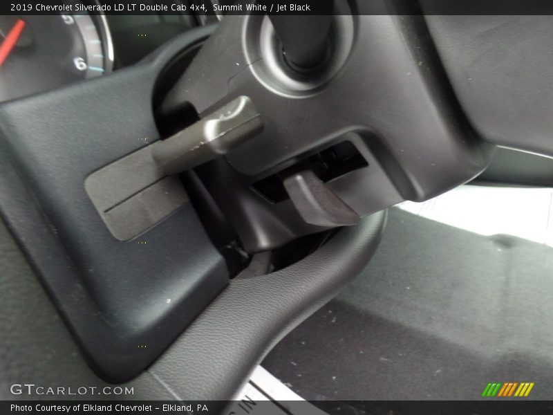 Summit White / Jet Black 2019 Chevrolet Silverado LD LT Double Cab 4x4