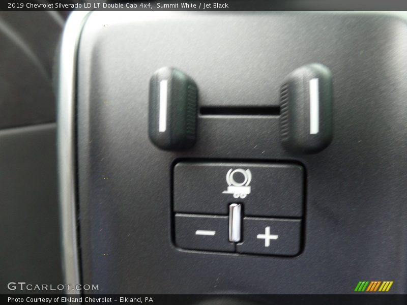 Summit White / Jet Black 2019 Chevrolet Silverado LD LT Double Cab 4x4