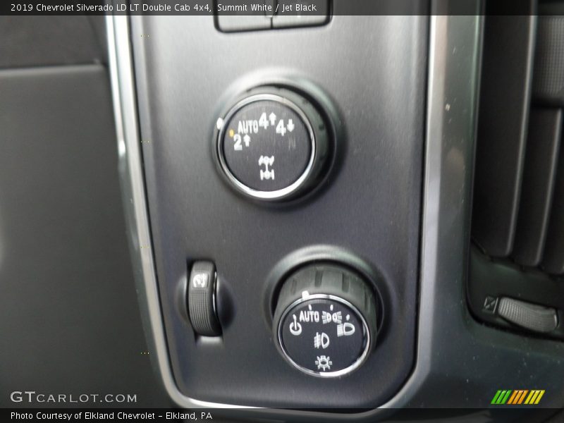 Summit White / Jet Black 2019 Chevrolet Silverado LD LT Double Cab 4x4