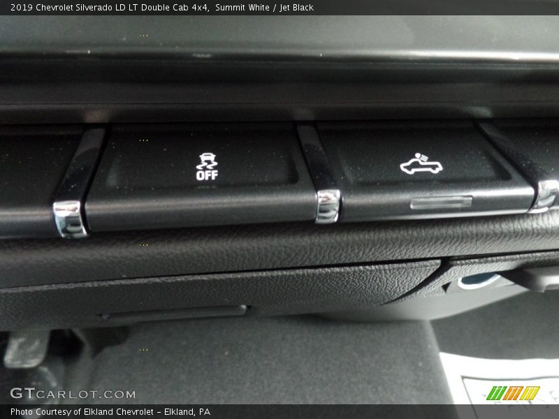 Summit White / Jet Black 2019 Chevrolet Silverado LD LT Double Cab 4x4