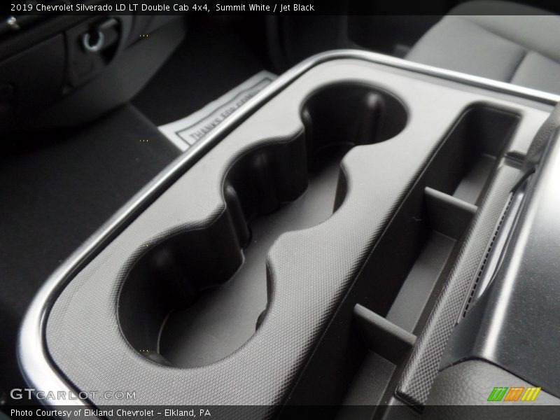 Summit White / Jet Black 2019 Chevrolet Silverado LD LT Double Cab 4x4