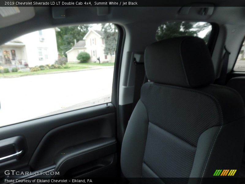 Summit White / Jet Black 2019 Chevrolet Silverado LD LT Double Cab 4x4