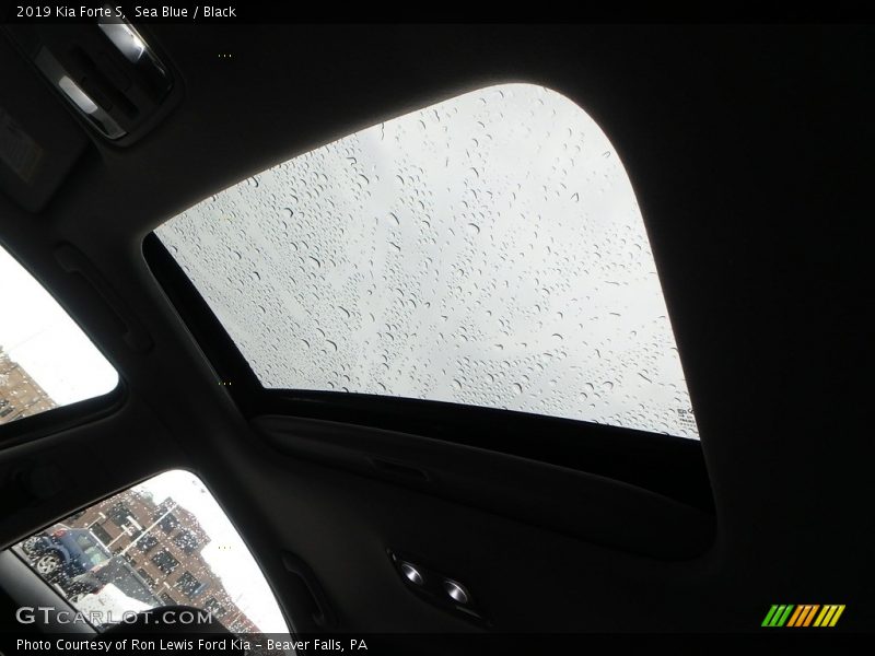 Sea Blue / Black 2019 Kia Forte S