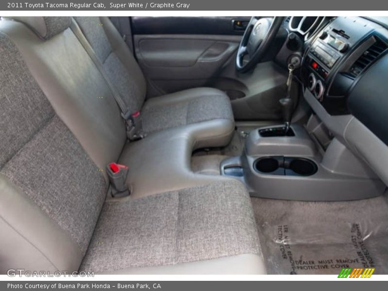 Super White / Graphite Gray 2011 Toyota Tacoma Regular Cab