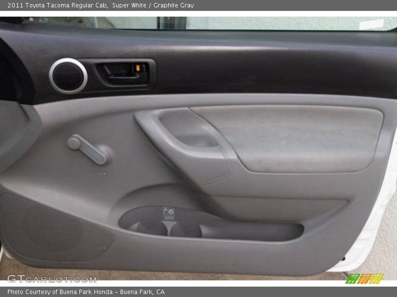 Super White / Graphite Gray 2011 Toyota Tacoma Regular Cab