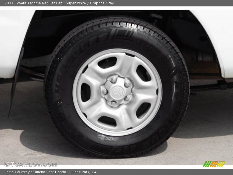 Super White / Graphite Gray 2011 Toyota Tacoma Regular Cab