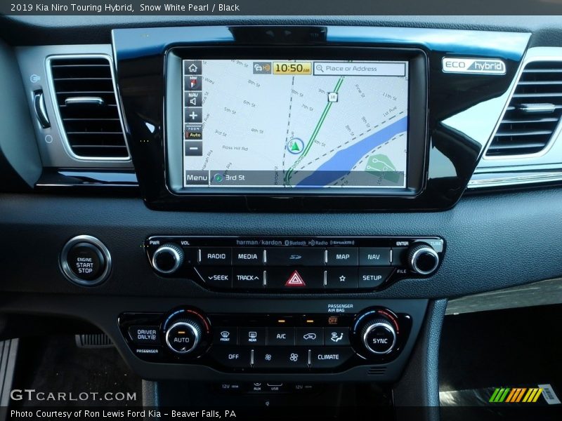 Navigation of 2019 Niro Touring Hybrid