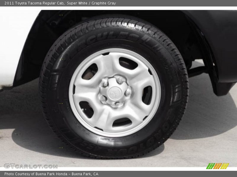 Super White / Graphite Gray 2011 Toyota Tacoma Regular Cab