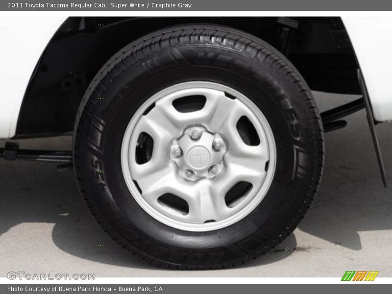 Super White / Graphite Gray 2011 Toyota Tacoma Regular Cab