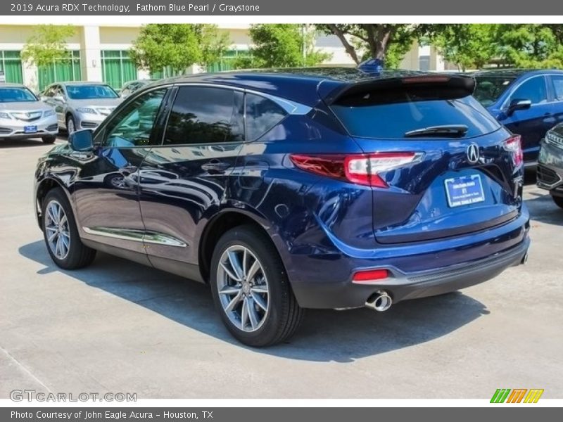 Fathom Blue Pearl / Graystone 2019 Acura RDX Technology