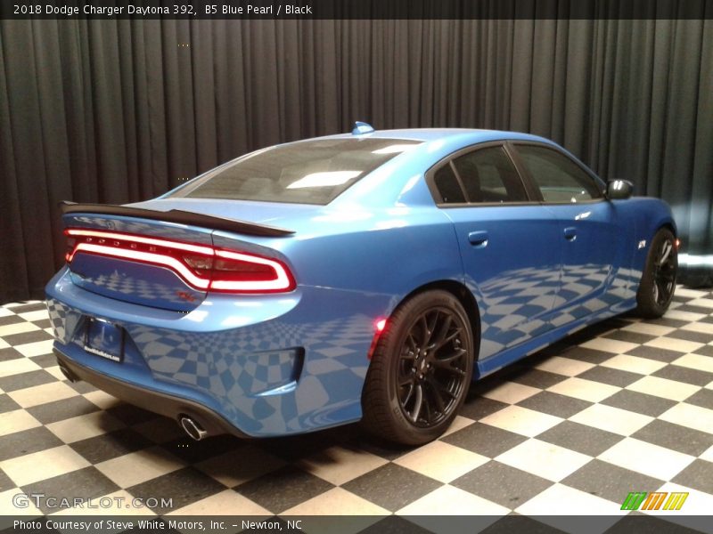 B5 Blue Pearl / Black 2018 Dodge Charger Daytona 392