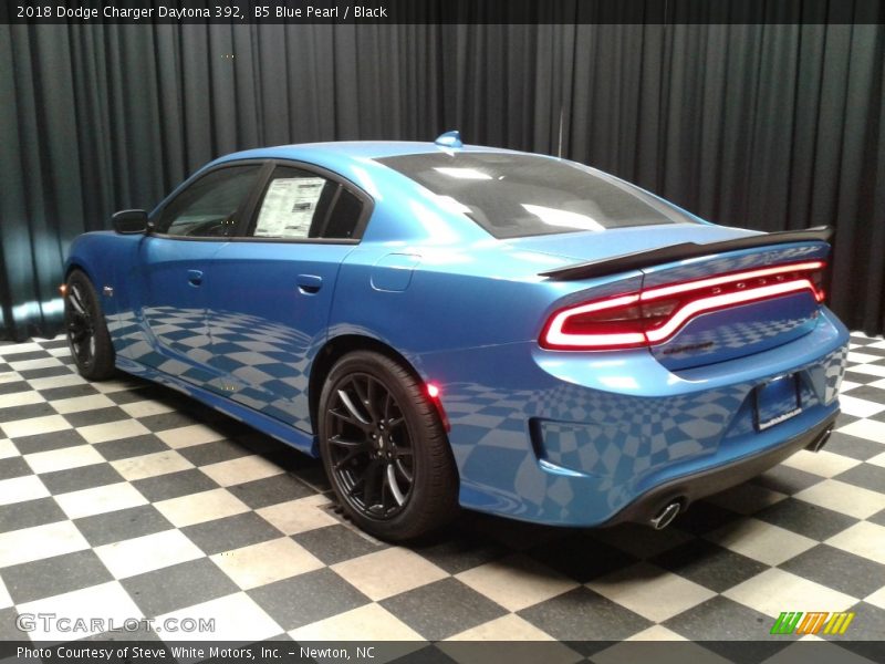 B5 Blue Pearl / Black 2018 Dodge Charger Daytona 392