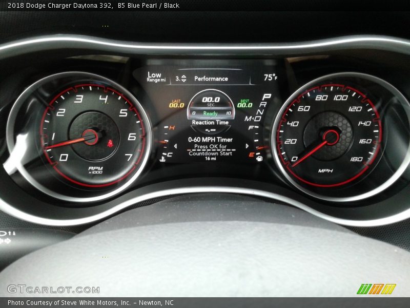 B5 Blue Pearl / Black 2018 Dodge Charger Daytona 392