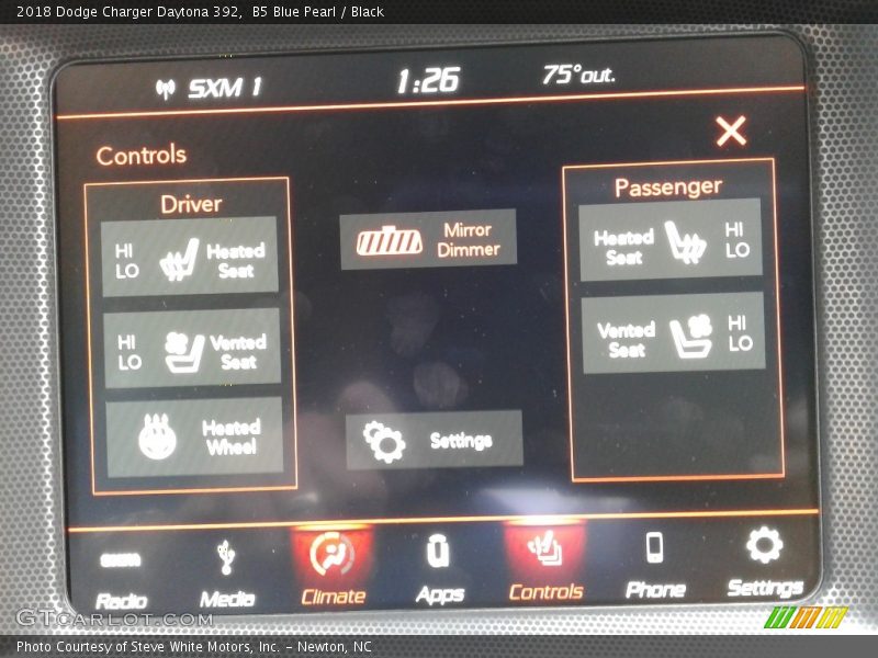 B5 Blue Pearl / Black 2018 Dodge Charger Daytona 392