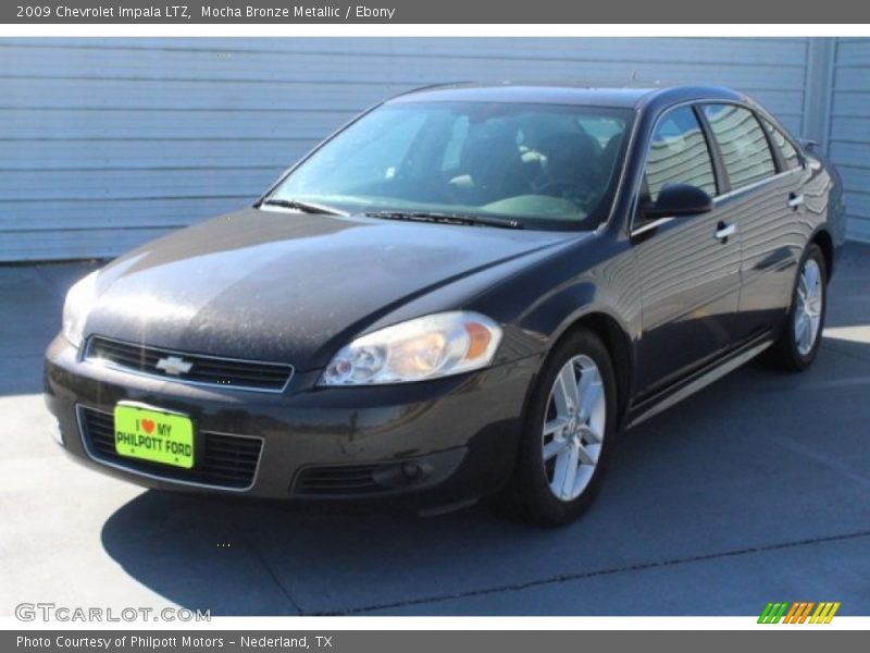 Mocha Bronze Metallic / Ebony 2009 Chevrolet Impala LTZ