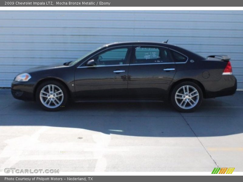 Mocha Bronze Metallic / Ebony 2009 Chevrolet Impala LTZ