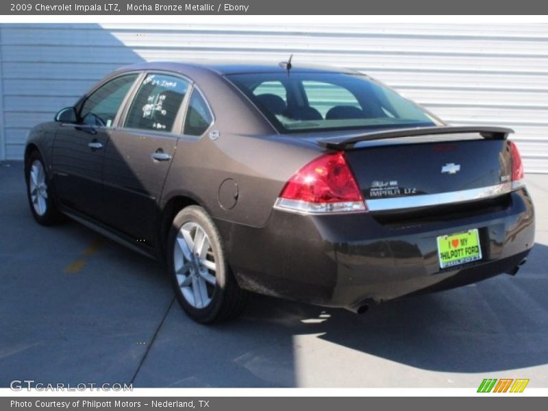 Mocha Bronze Metallic / Ebony 2009 Chevrolet Impala LTZ