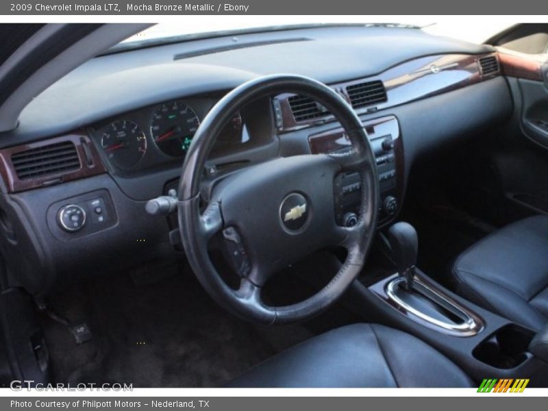 Mocha Bronze Metallic / Ebony 2009 Chevrolet Impala LTZ
