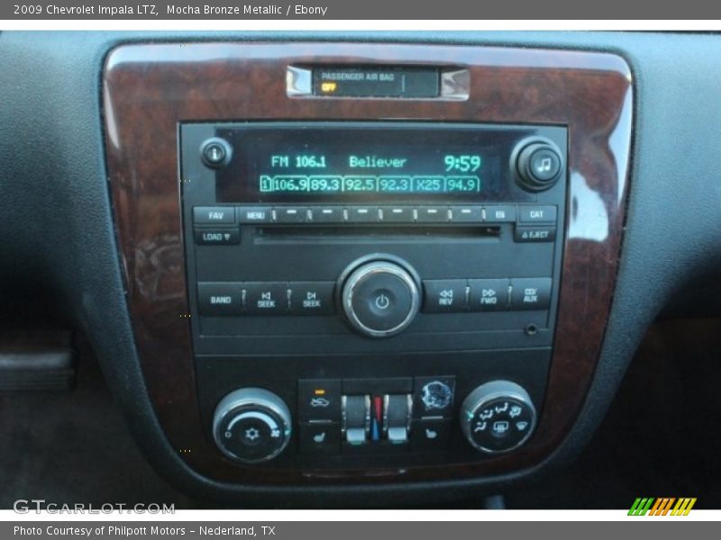 Mocha Bronze Metallic / Ebony 2009 Chevrolet Impala LTZ