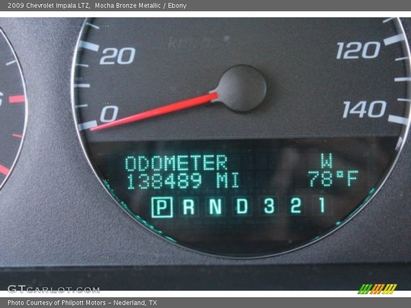 Mocha Bronze Metallic / Ebony 2009 Chevrolet Impala LTZ